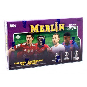 21/22 Topps Chrome Merlin UEFA Hobby Box